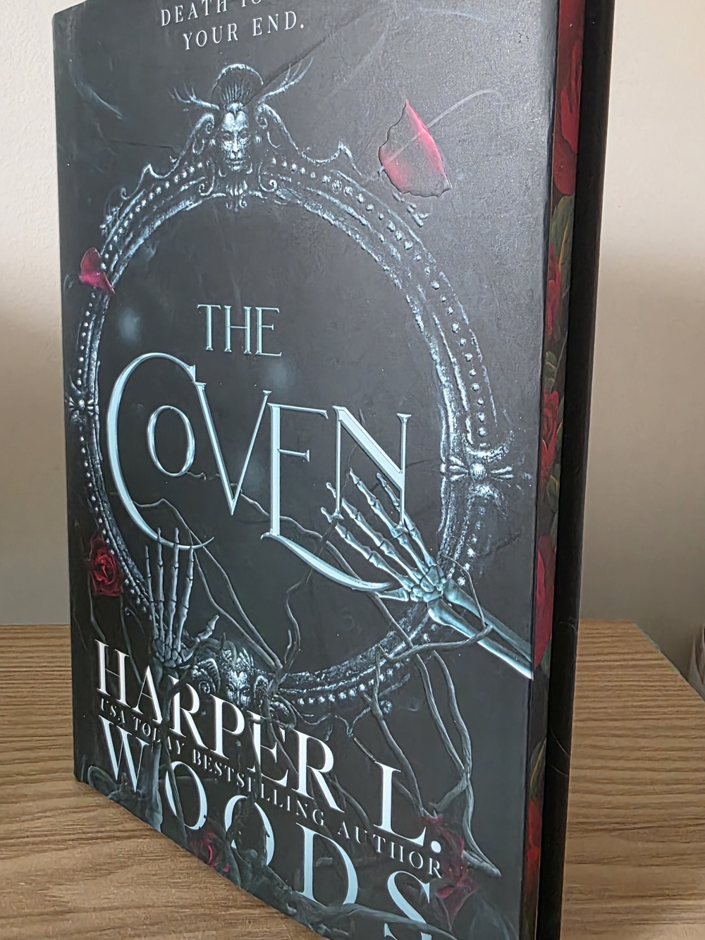 The Coven by Harper L. Woods (Hardcover) - Gorgeous Stenciled Edges
